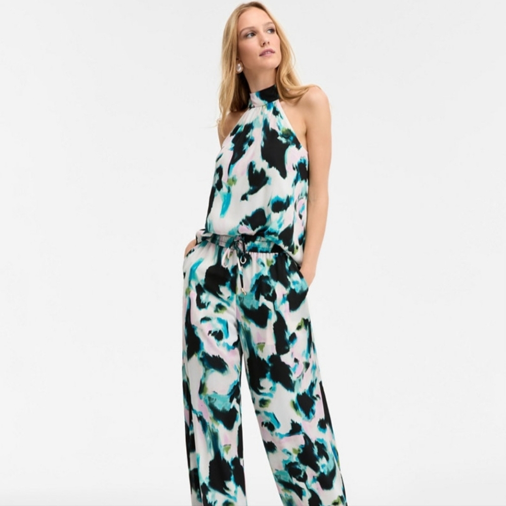 INC WOMEN'S PRINTED HALTER TOP SIZE XL & XS NWT